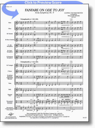 Fanfare on "Ode to Joy" from Symphony No. 9
