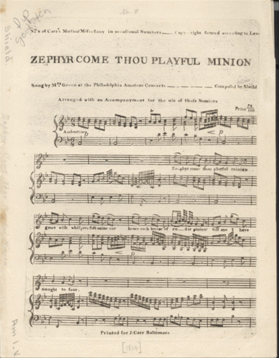 Zephyr Come Thou Playful Minion Voice scores gallery preview page 1
