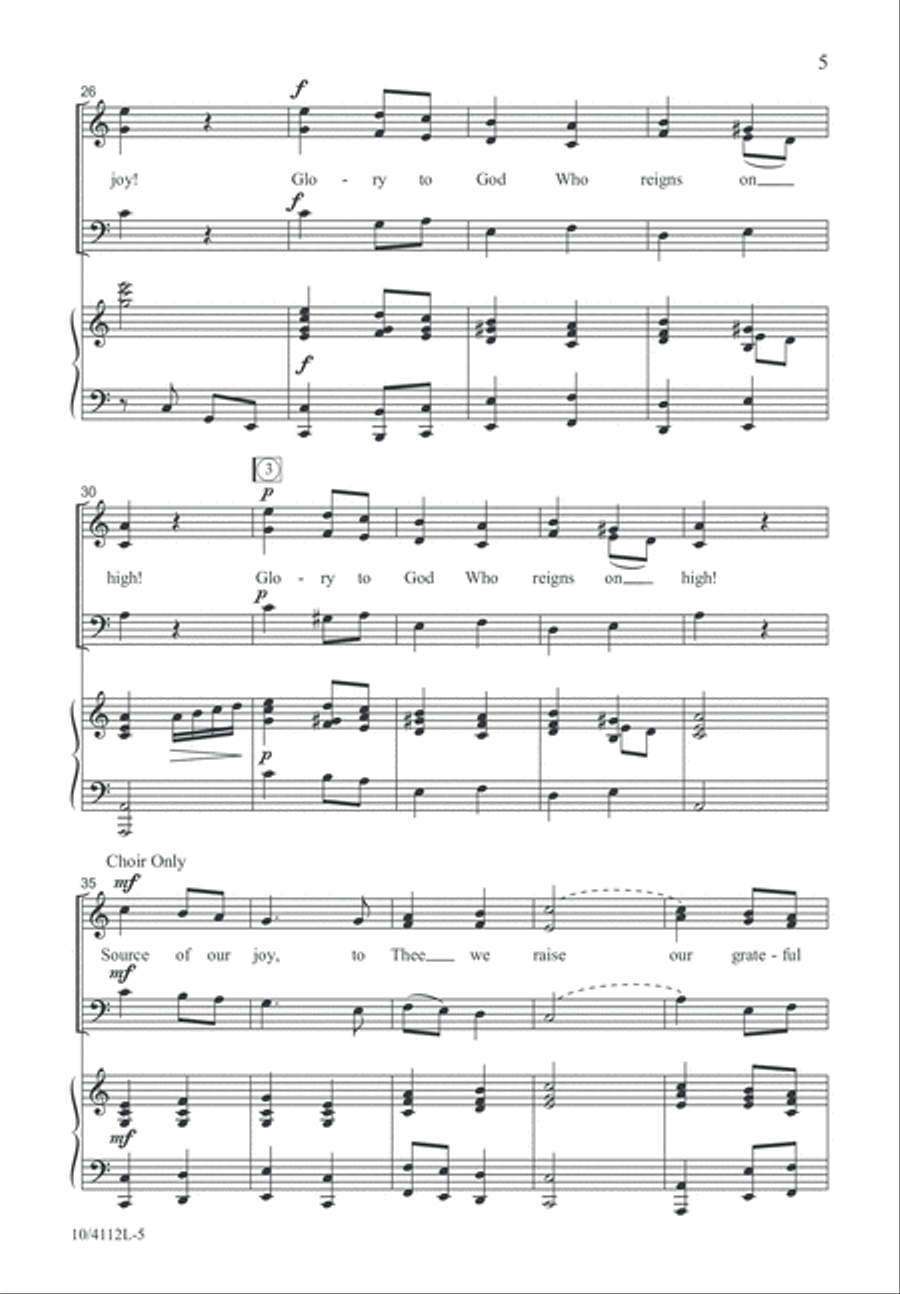 Echo Christmas Joy Echo Christmas Joy 3-Part scores gallery preview page 6