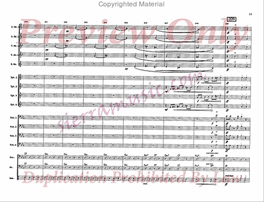 Ol' Man River Big Band scores gallery preview page 24