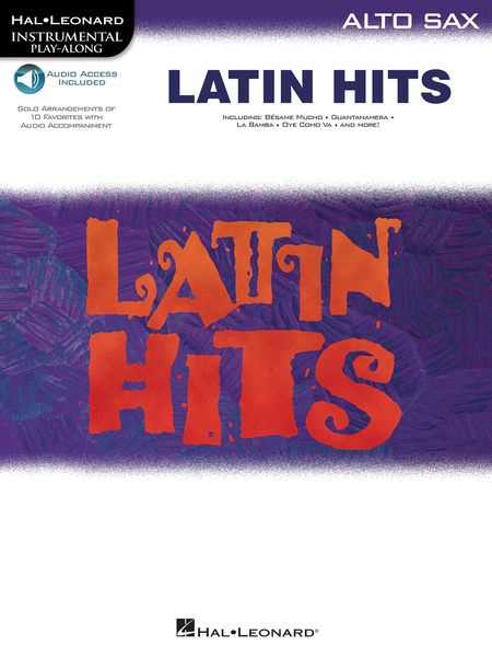 Latin Hits - Instrumental CD Play Along for Alto Sax (Alto Sax)