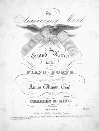 Book cover for The Anniversary March. A Grand March