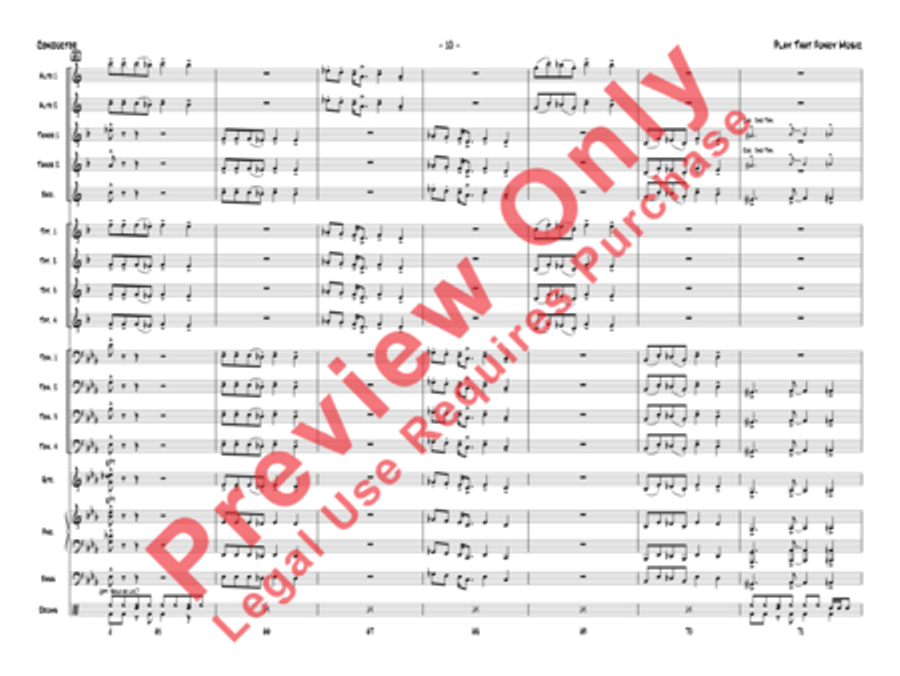 Play That Funky Music Jazz Ensemble scores gallery preview page 13