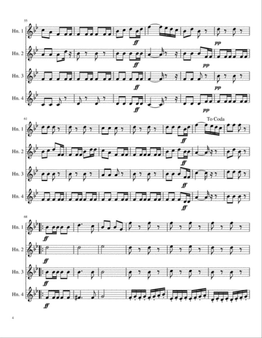 William Tell Overture: Finale Brass Ensemble scores gallery preview page 4