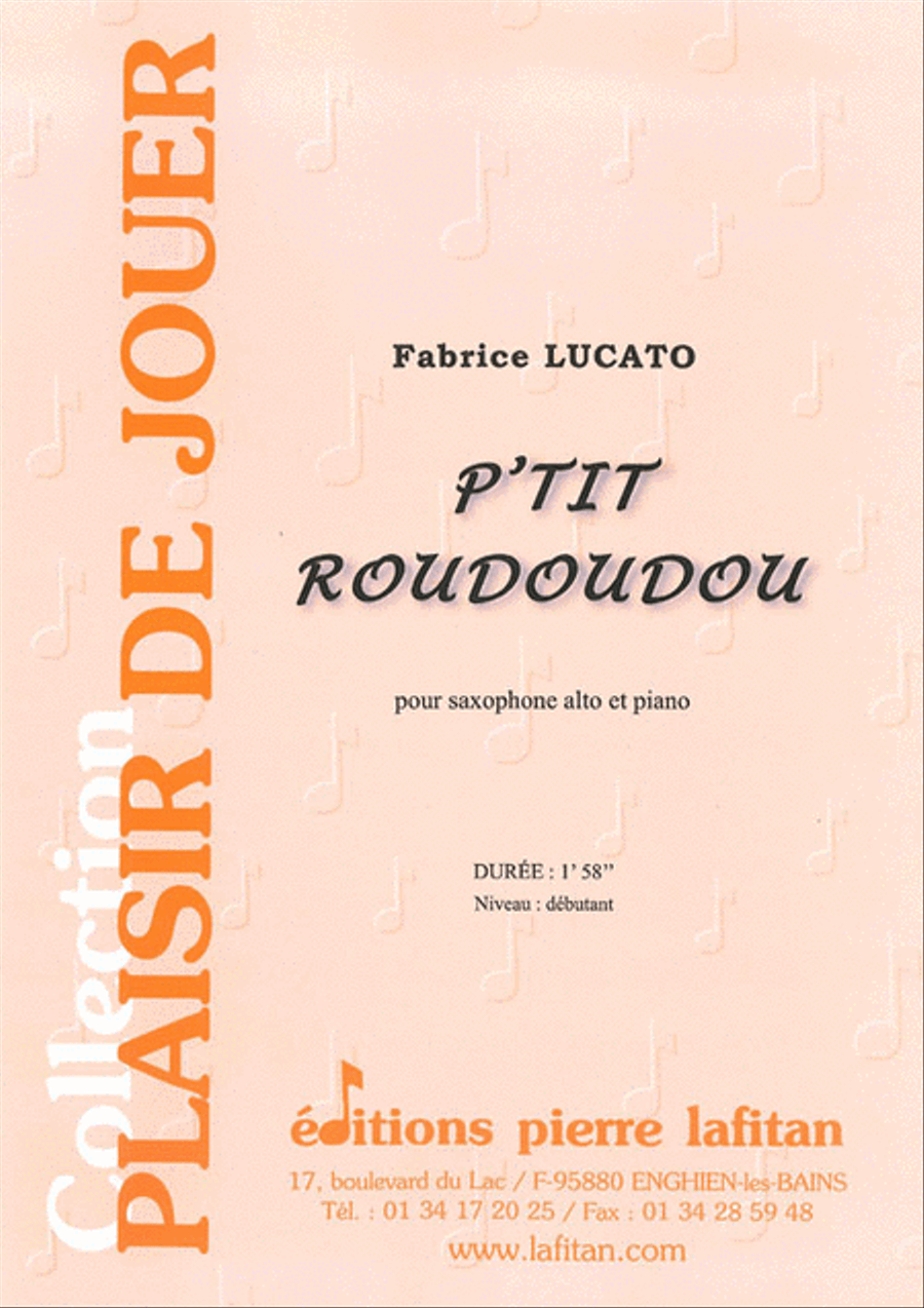 P'Tit Roudoudou P'Tit Roudoudou Alto Saxophone scores gallery preview page 1