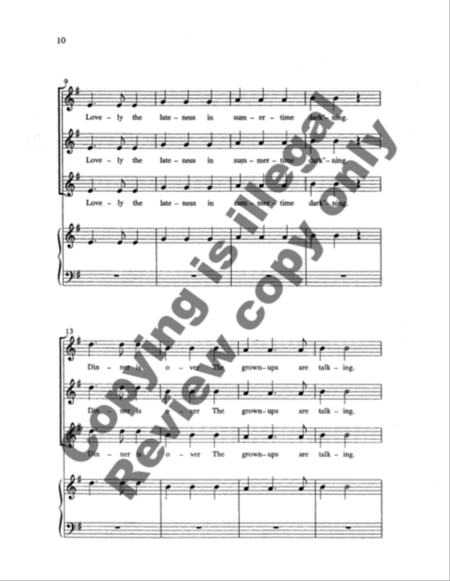 The Moon in the Sky SSA scores gallery preview page 6