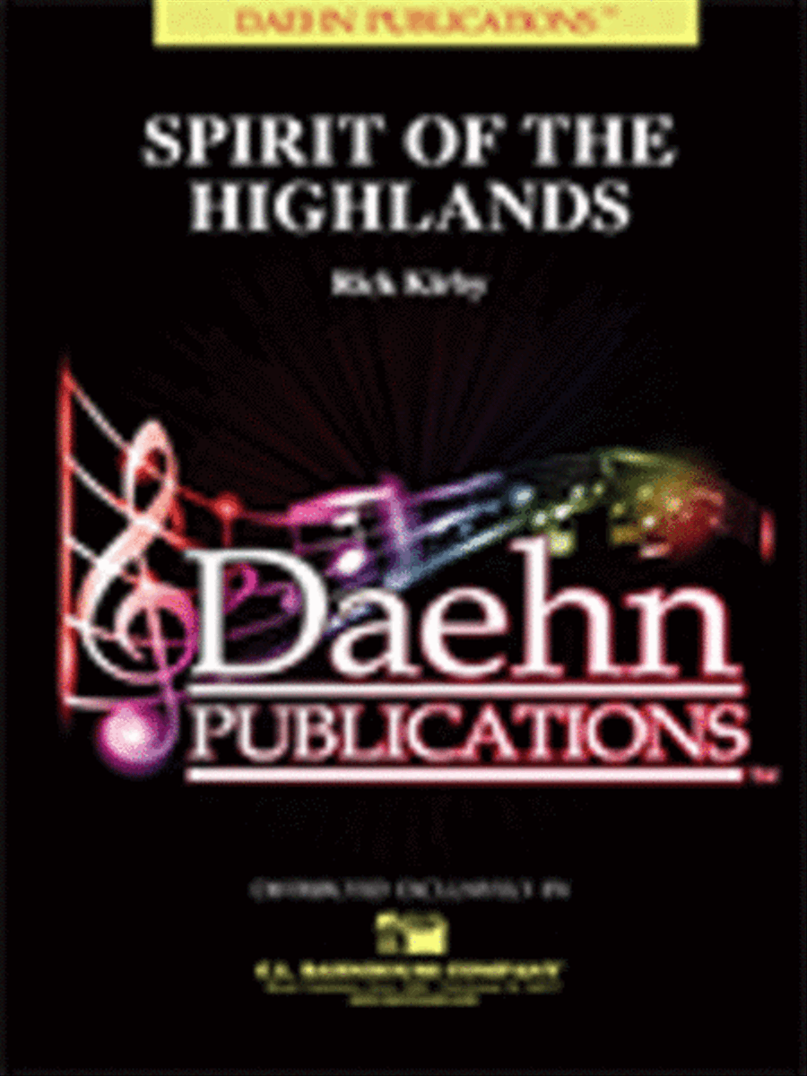 Spirit of the Highlands Concert Band scores gallery preview page 1