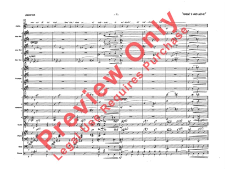 Someone to Watch Over Me Jazz Ensemble scores gallery preview page 10