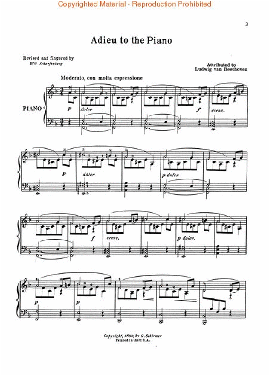 Adieu to the Piano Adieu to the Piano Piano Solo scores gallery preview page 2