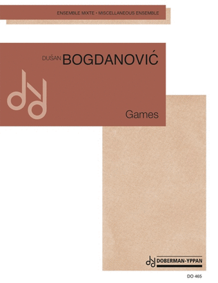 Book cover for Games (voice / fl. / guit. / cb. / mar.)