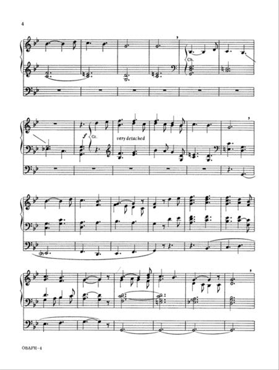 Organ Book of American Folk Hymns Organ Solo scores gallery preview page 4