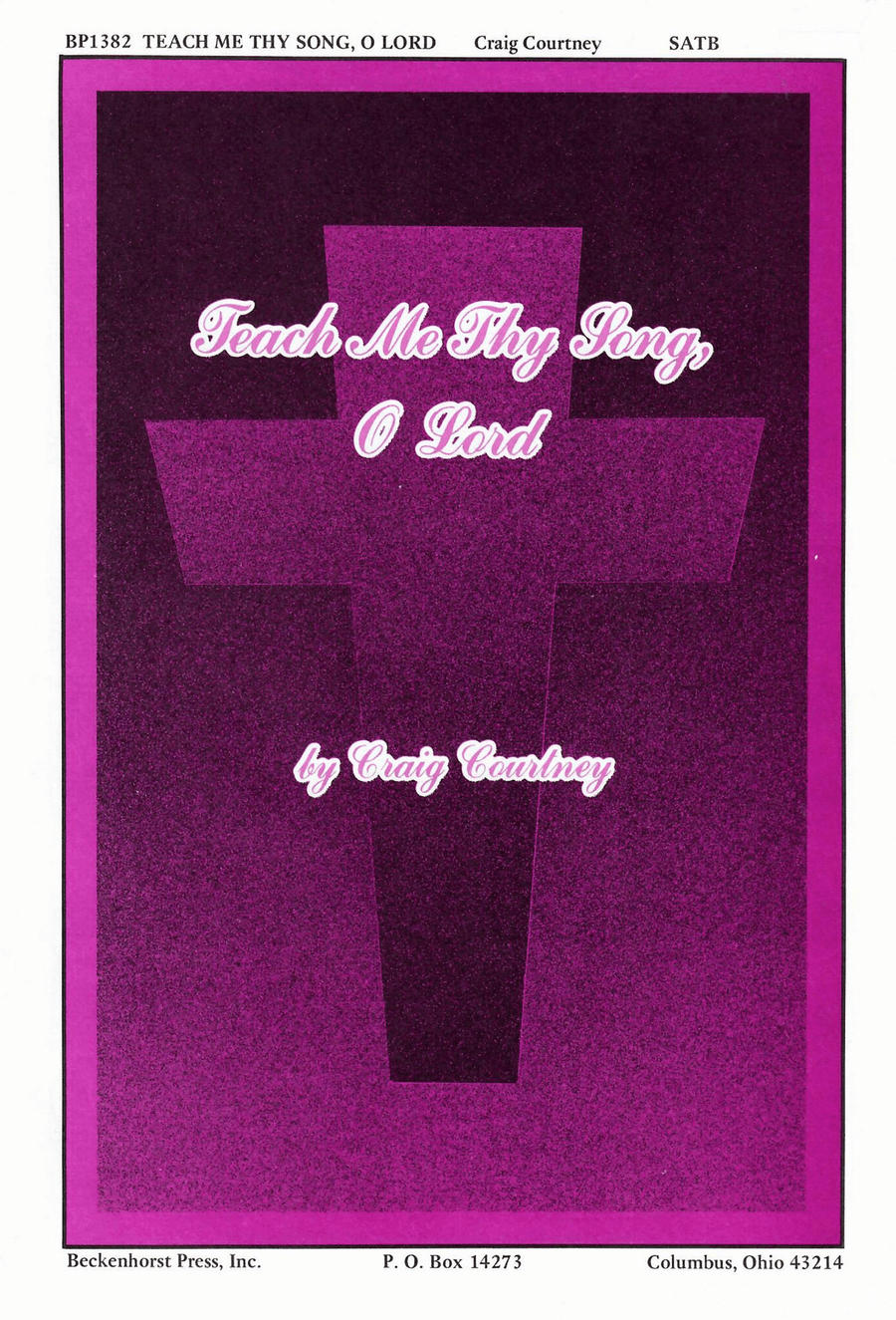 Teach Me Thy Song, O Lord 4-Part scores gallery preview page 1