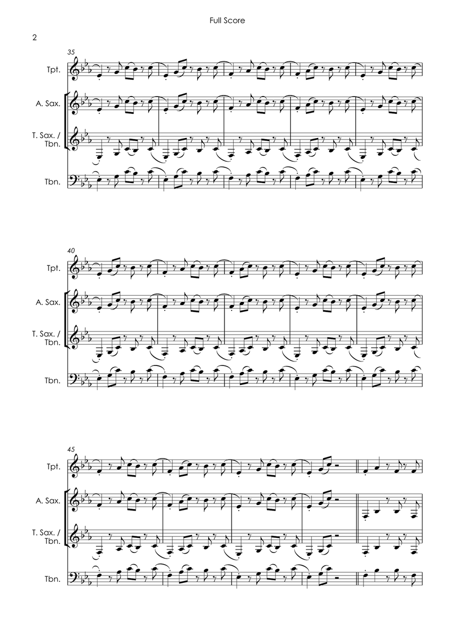 Mambo No. 5 (a Little Bit Of...) Small Ensemble scores gallery preview page 4