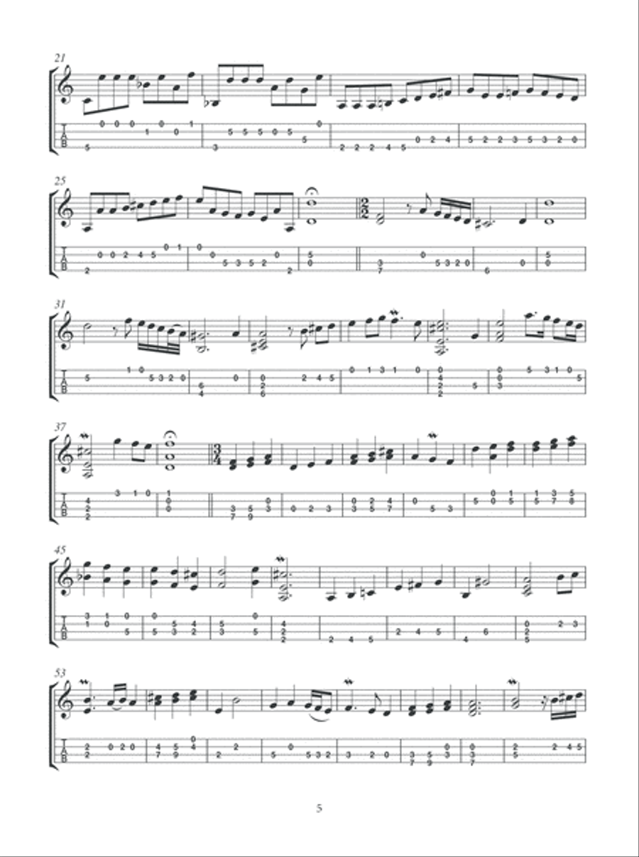 French Baroque Mandolin Suite by Marin Marais Mandolin scores gallery preview page 6