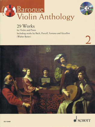 Book cover for Baroque Violin Anthology – Volume 2