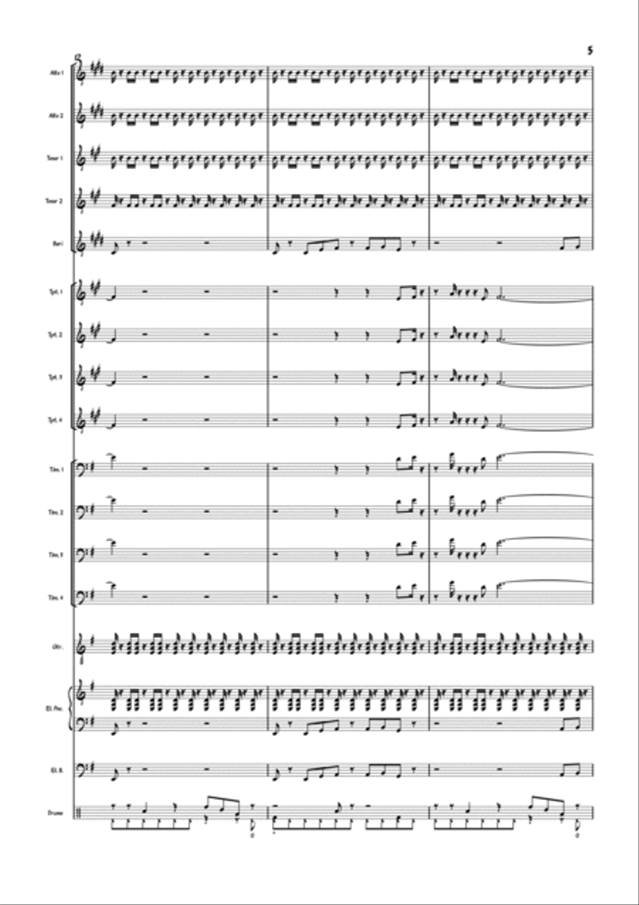 Lingus Jazz Ensemble scores gallery preview page 6