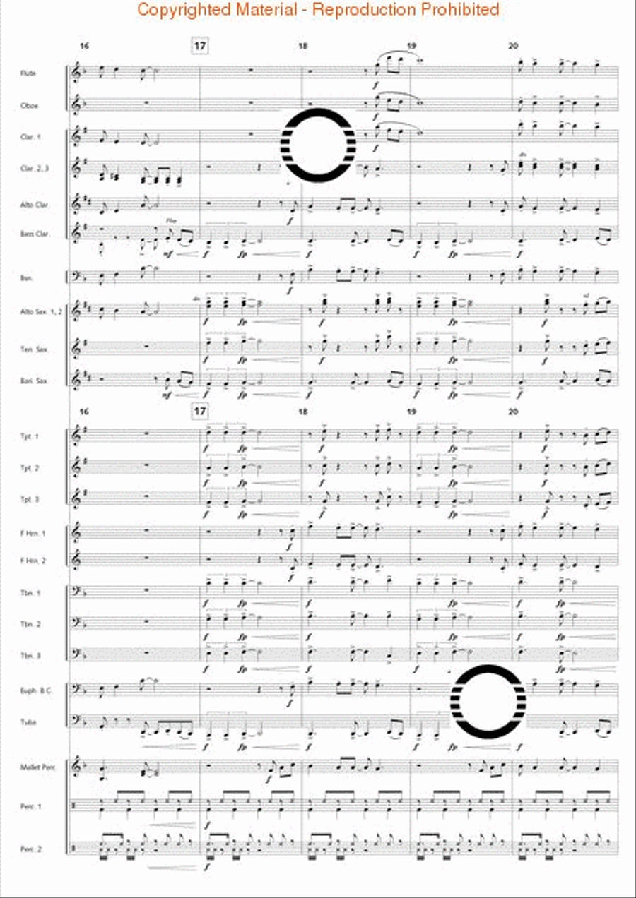 Holiday Jambalaya Concert Band scores gallery preview page 5
