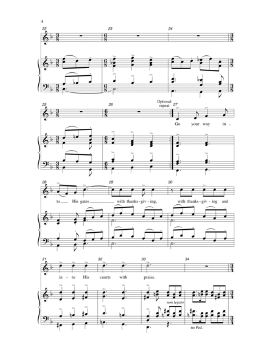 Jubilate Deo A Cappella scores gallery preview page 3
