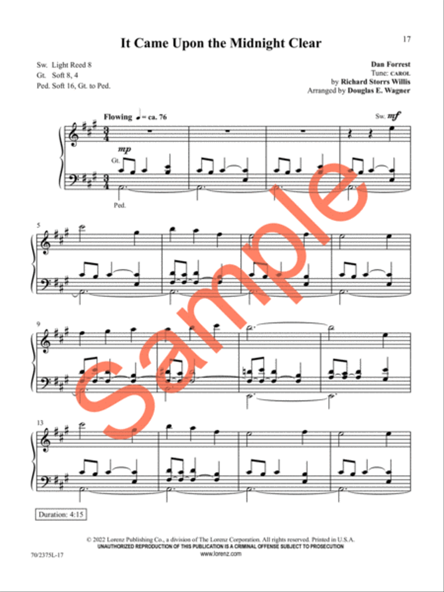 Music for a Joyous Christmas, Vol. 2 Organ Solo scores gallery preview page 15
