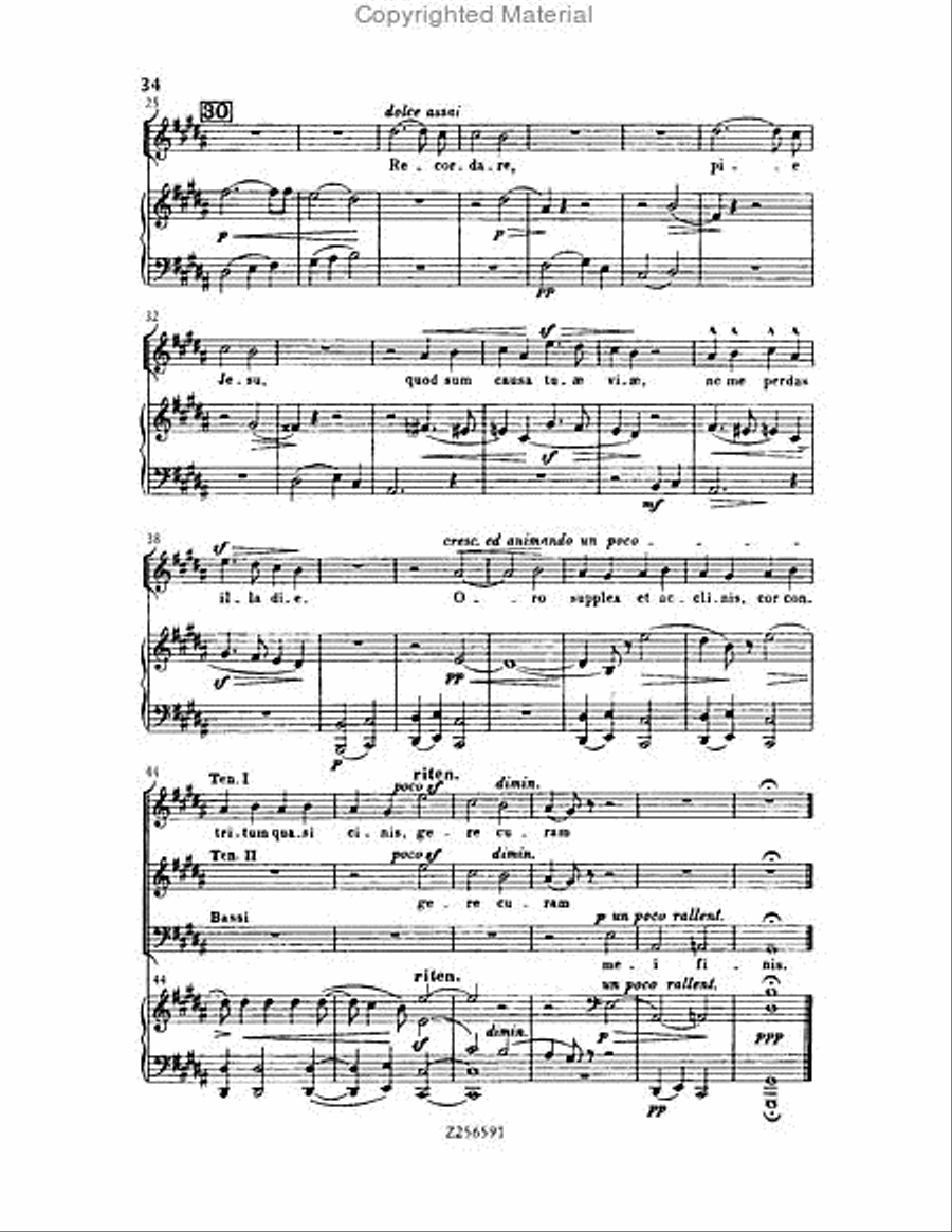 Grande Messe du Morts, H 75 Choir scores gallery preview page 34