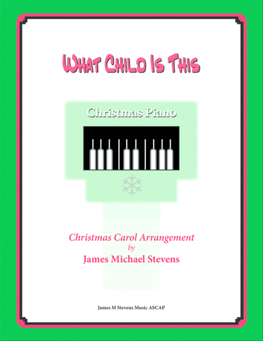 What Child Is This (Christmas Piano) Piano Solo scores gallery preview page 1
