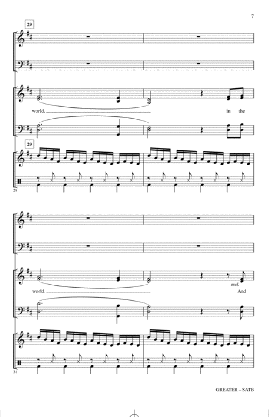 Greater Greater 4-Part scores gallery preview page 6
