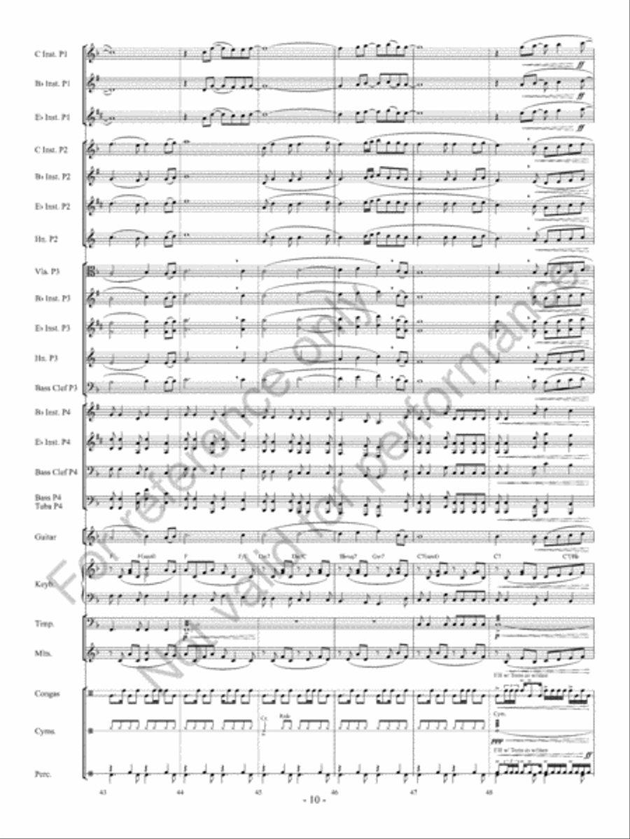 The Water Is Wide The Water Is Wide Concert Band scores gallery preview page 11