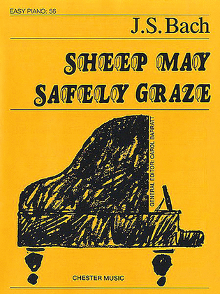 Book cover for Sheep May Safely Graze (Easy Piano No.56)