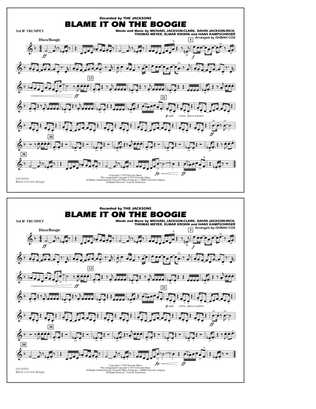 Blame It on the Boogie - 3rd Bb Trumpet
