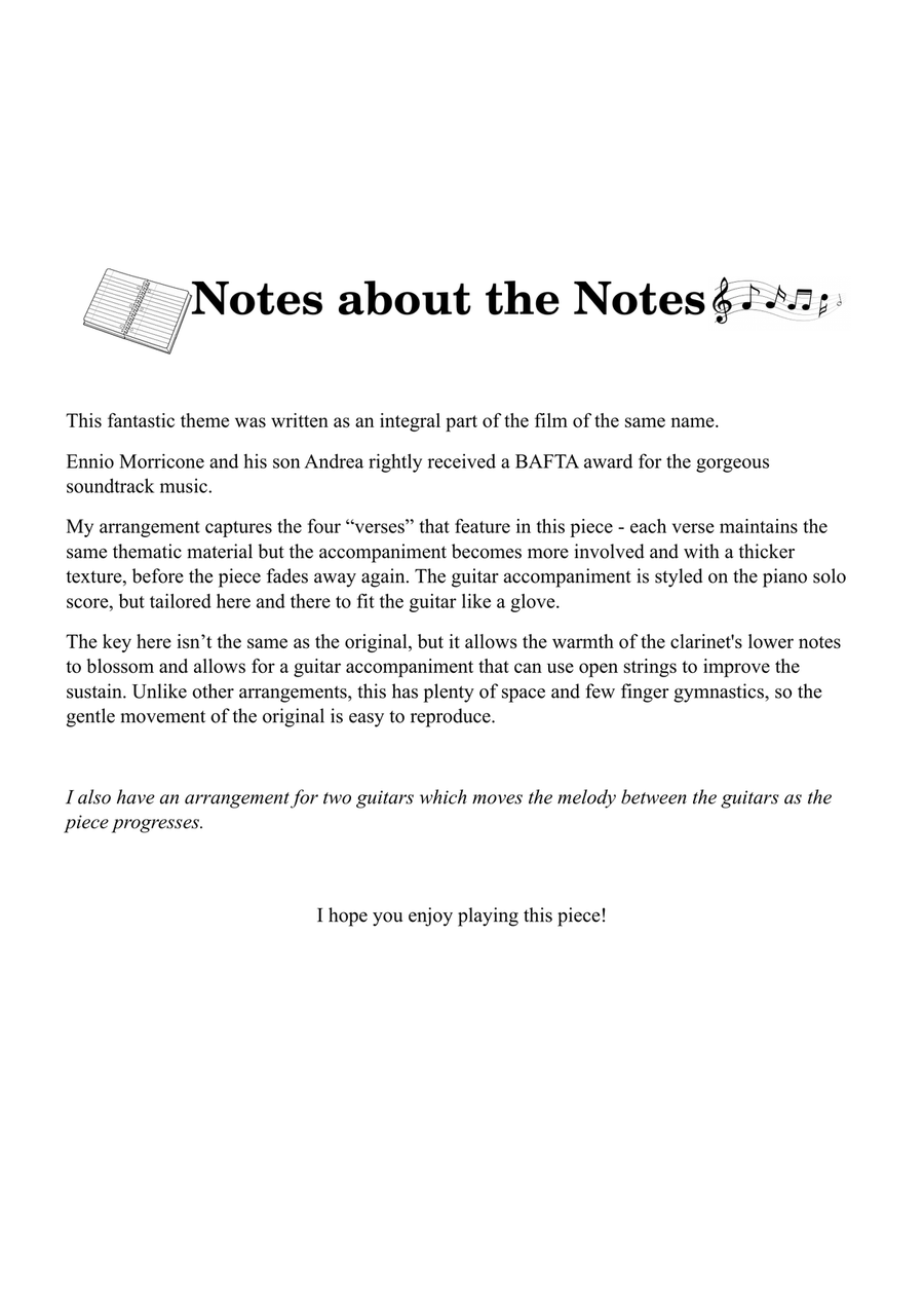 Cinema Paradiso B-Flat Clarinet scores gallery preview page 3