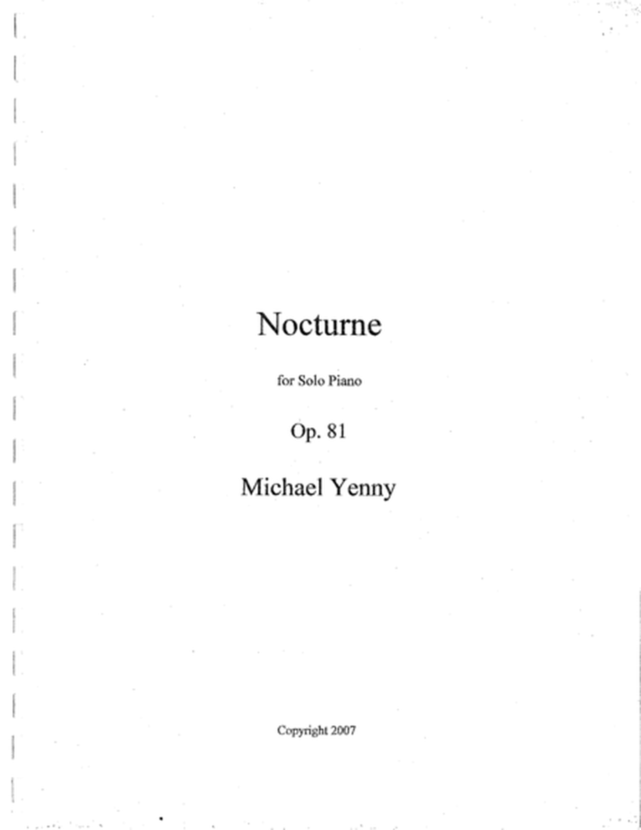 Nocturne, op. 81 image number null