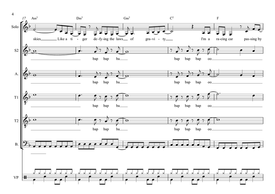 Don't Stop Me Now Divisi scores gallery preview page 4