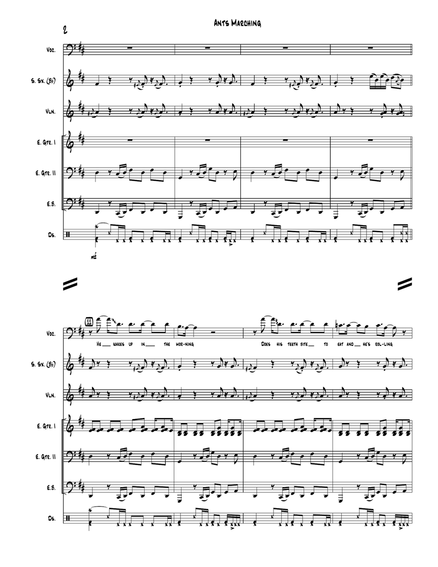 Ants Marching Small Ensemble scores gallery preview page 2