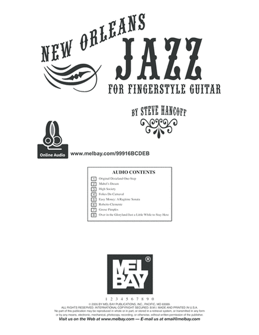 New Orleans Jazz for Fingerstyle Guitar image number null