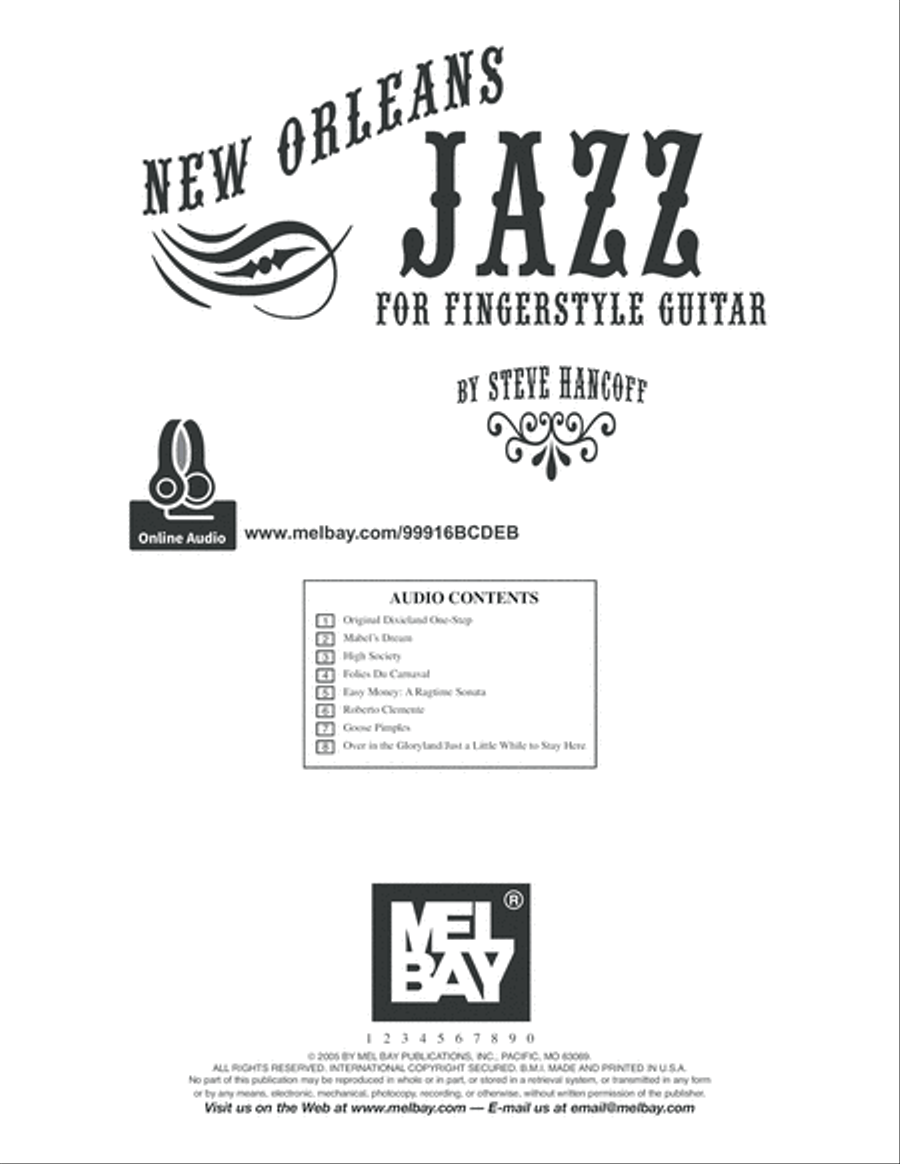 New Orleans Jazz for Fingerstyle Guitar Electric Guitar scores gallery preview page 2