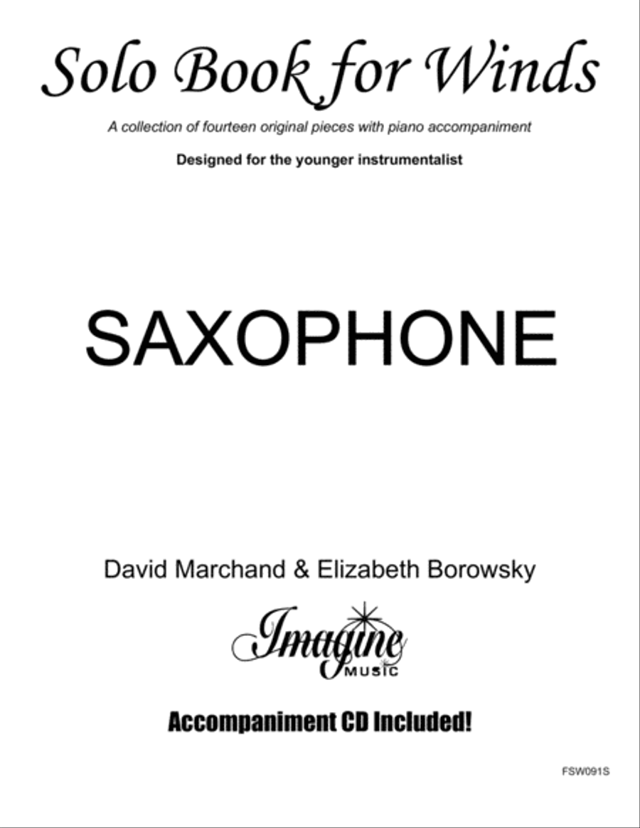 Solo Book for Winds - Saxophone image number null