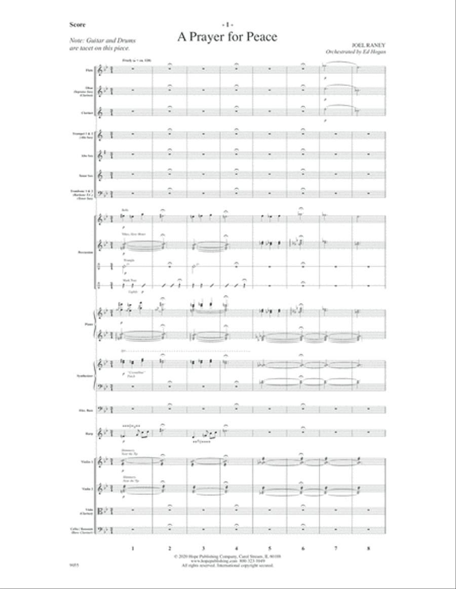 Peace Orchestra scores gallery preview page 2