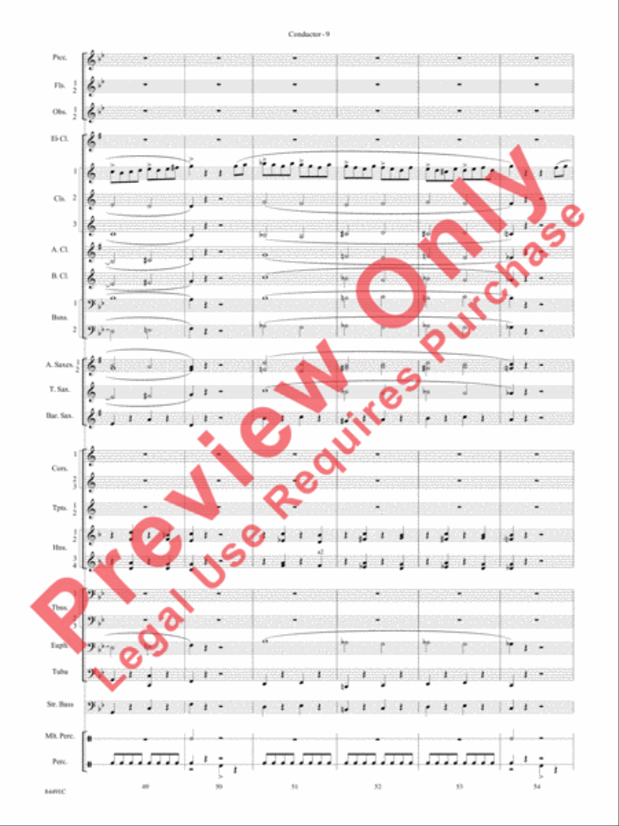 The Typewriter Concert Band scores gallery preview page 12