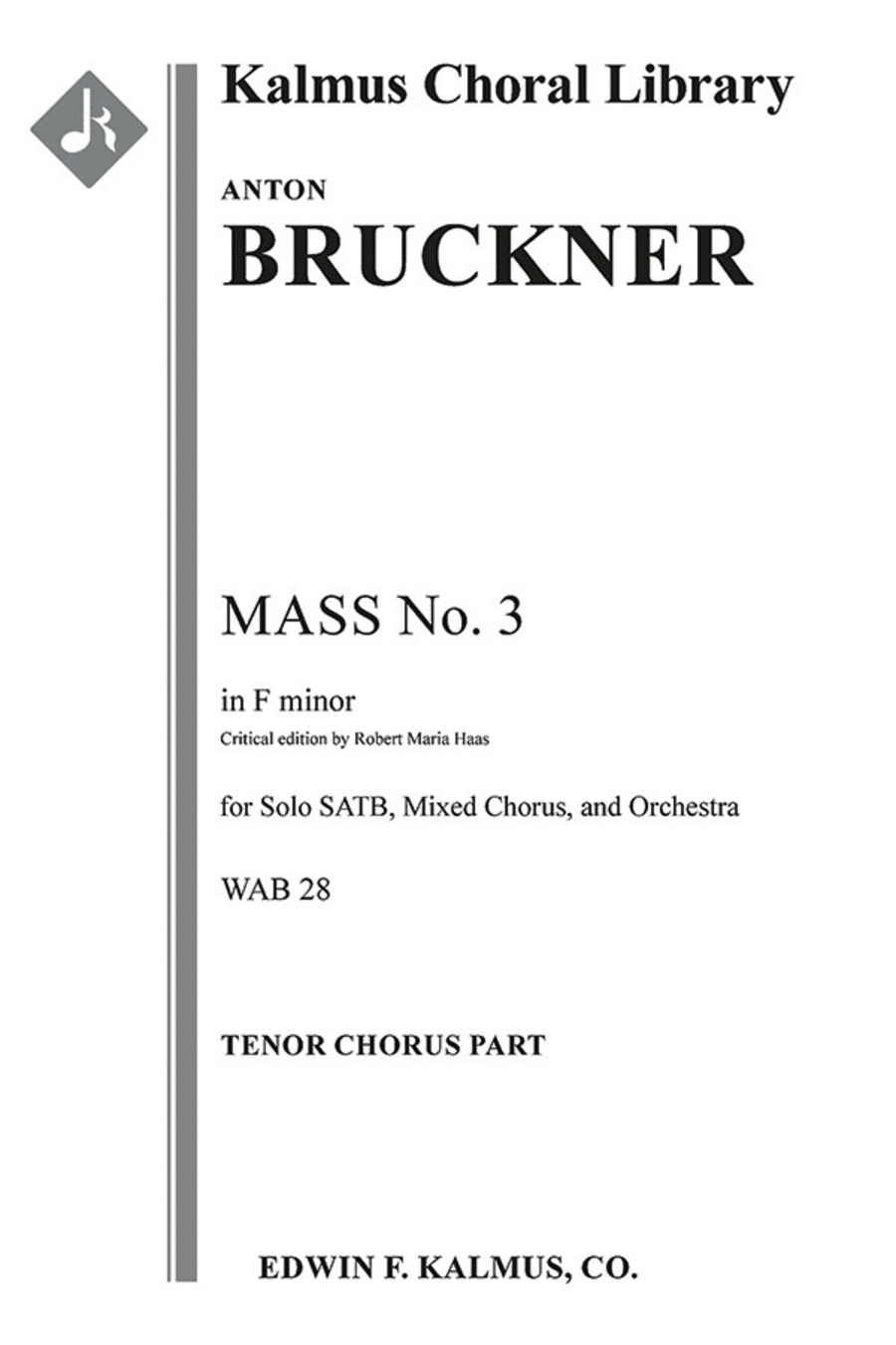 Mass No. 3 in F minor