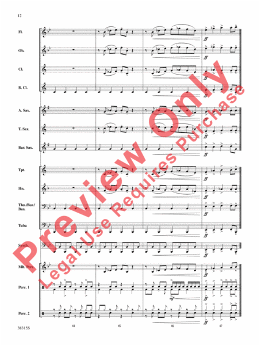 Kernkraft 400 Kernkraft 400 Concert Band scores gallery preview page 13