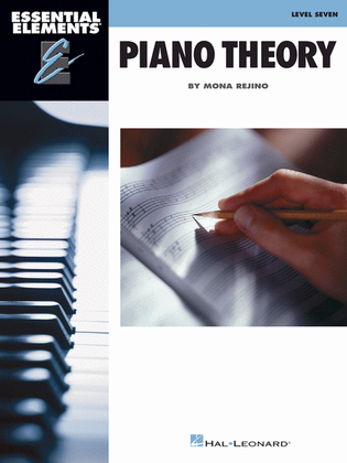 Book cover for Essential Elements Piano Theory – Level 7