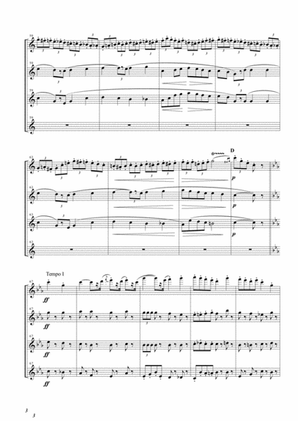 Overture from "L'Arlesienne Suite No. 1" for Flute Quartet image number null
