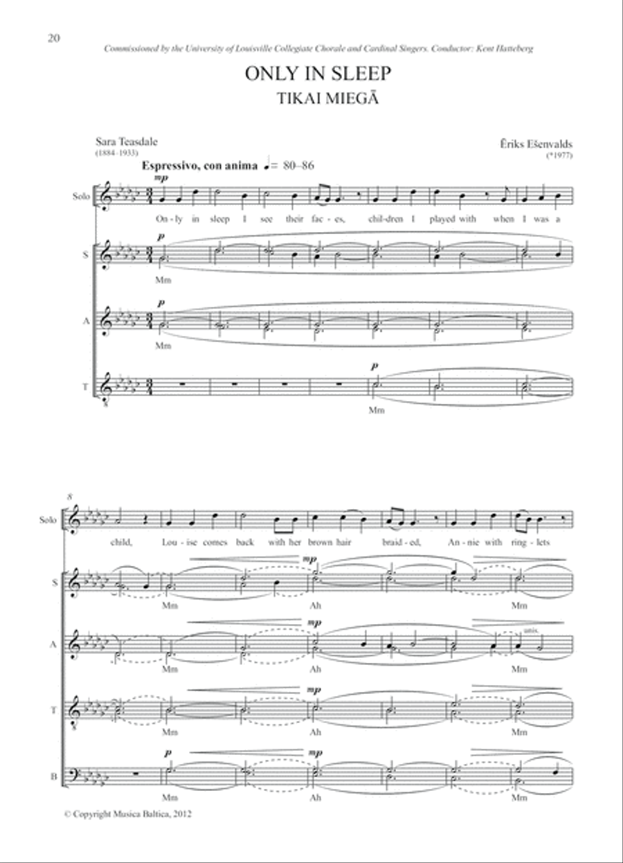 Choral Anthology 2 for Mixed Choir (SATB) 4-Part scores gallery preview page 6
