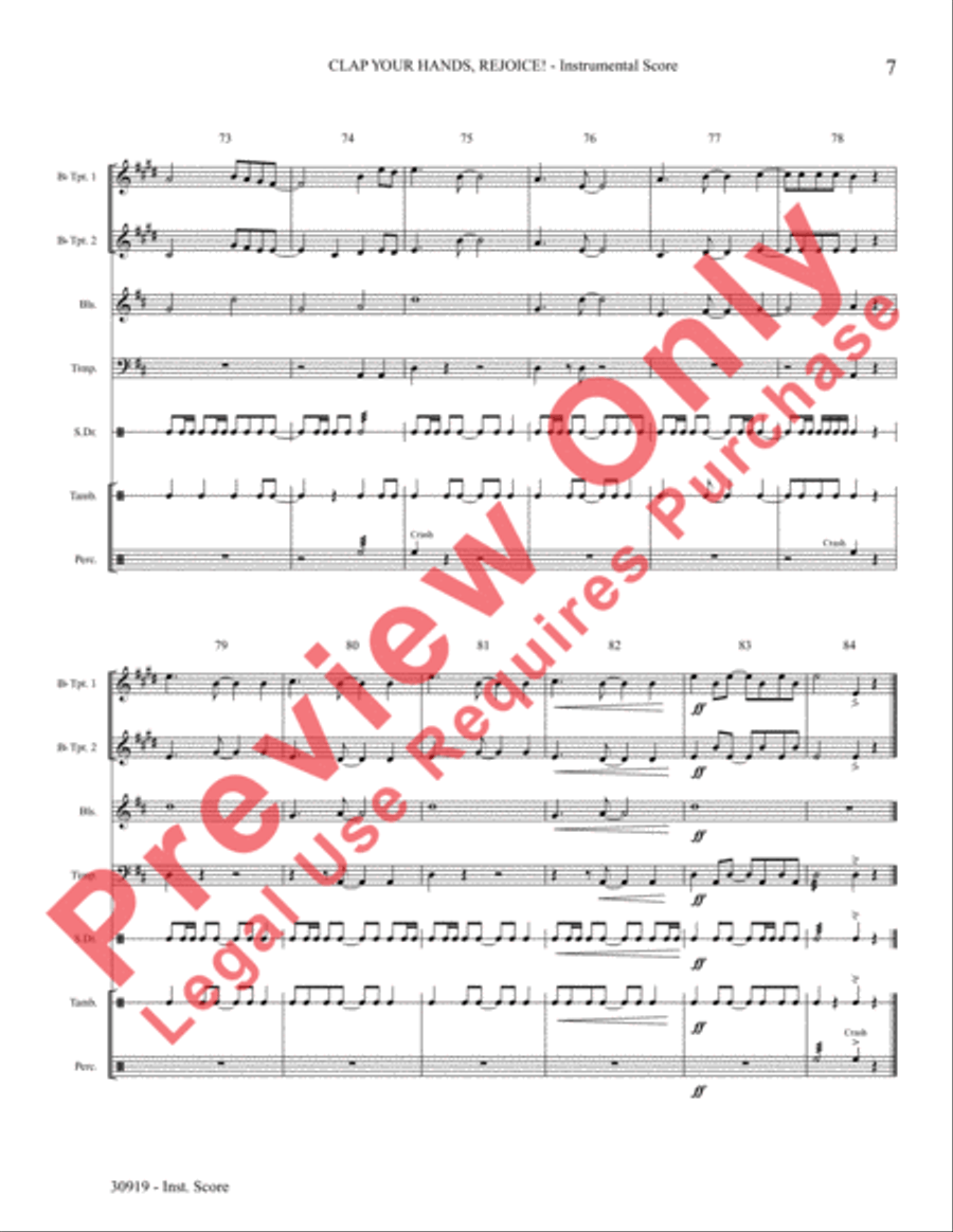 Clap Your Hands, Rejoice! Choir scores gallery preview page 8
