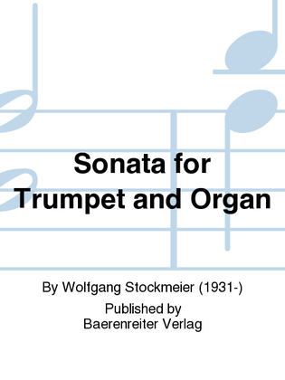 Book cover for Sonata for Trumpet and Organ