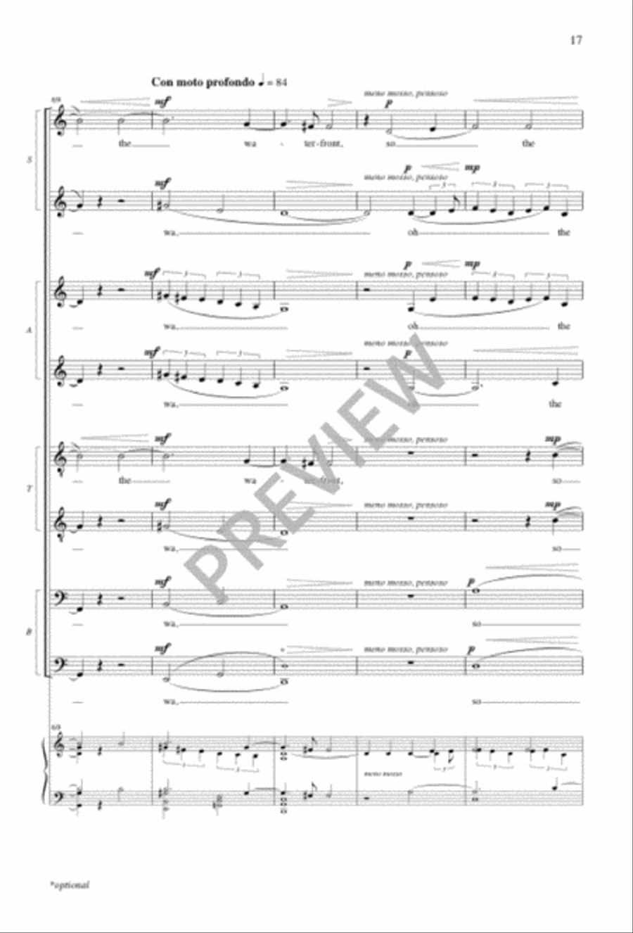 The Heart's Reflection SSAATTBB scores gallery preview page 17