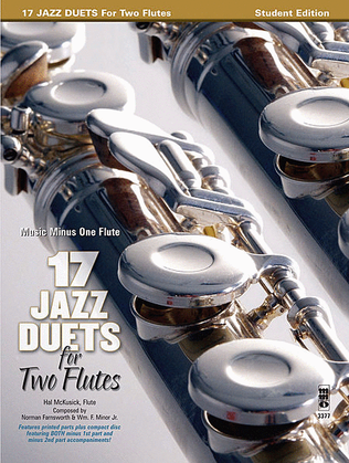 Book cover for 17 Jazz Duets for Two Flutes