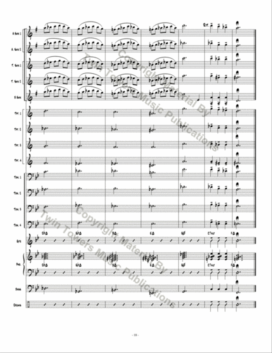 Pthalo Blue Pthalo Blue Jazz Ensemble scores gallery preview page 19