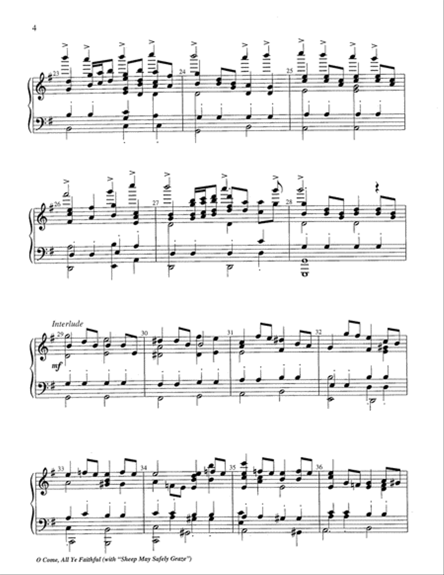 O Come, All Ye Faithful O Come, All Ye Faithful 5-Octaves scores gallery preview page 5