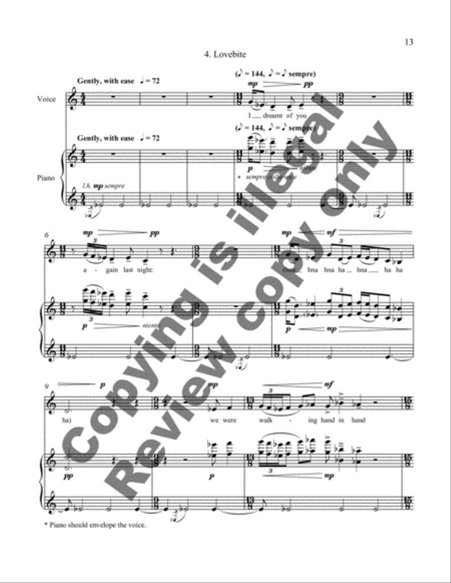 Three Robes High Voice scores gallery preview page 6